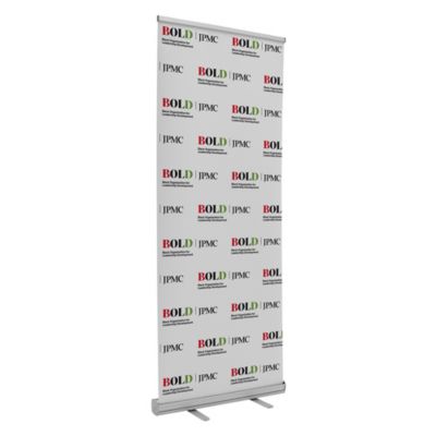 Economy Retractor Banner Display Kit - 31.5 in. - Bold - JPMC