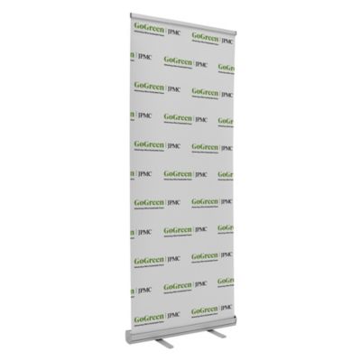 Economy Retractor Banner Display Kit - 31.5 in. - GoGreen - JPMC