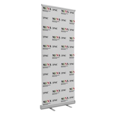 Economy Retractor Banner Display Kit - 31.5 in. - MENA - JPMC