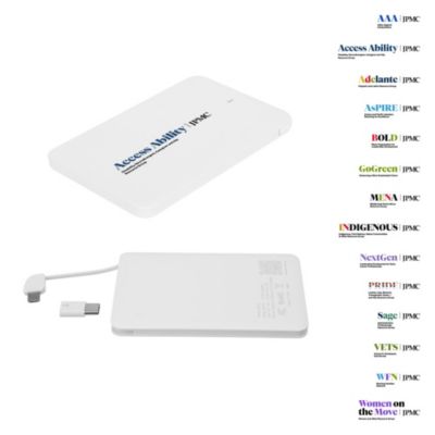 Slim 2,500 mAh 3-In-1 Power Bank - BRG