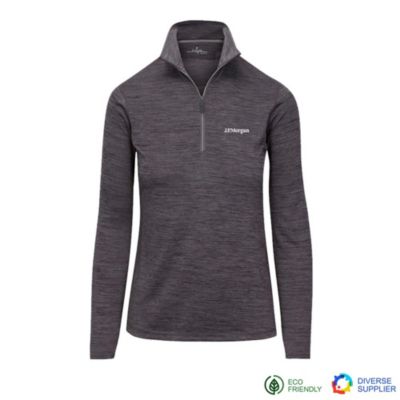 Ladies Mirage Quarter-Zip Pullover - J.P. Morgan