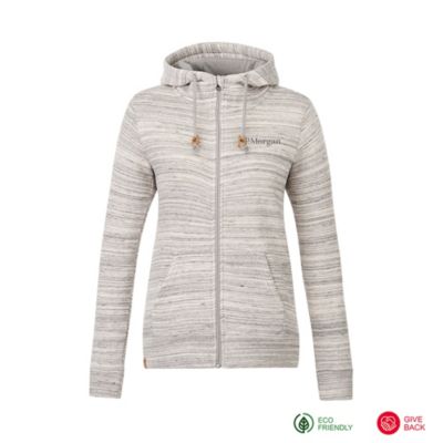 Ladies tentree Space Dye Zip Hoodie - J.P. Morgan