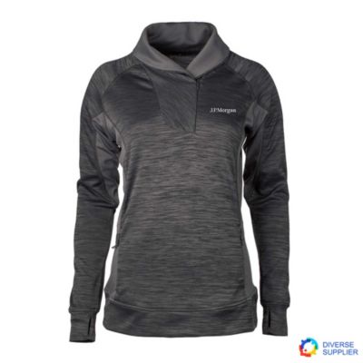 Ladies Orion Quarter-Zip Pullover - J.P. Morgan