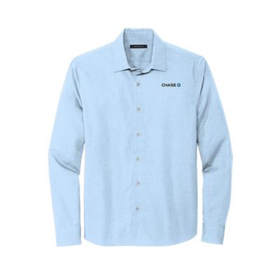 MERCER and METTLE Long Sleeve Stretch Woven Shirt - Chase