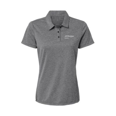 Ladies Adidas Eco Friendly Heathered Polo Shirt - JPM Payments