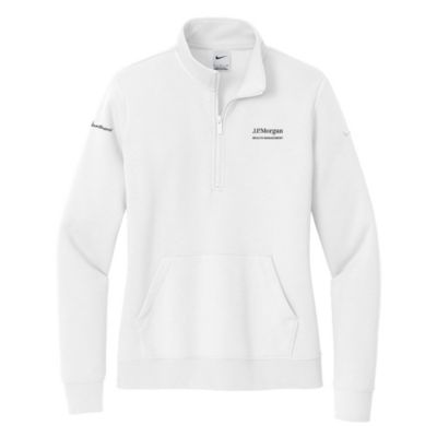 Ladies Nike Club Fleece Swoosh Half-Zip Pullover - Wealth Partners