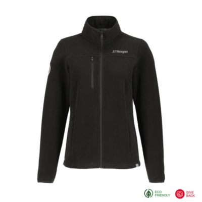 Ladies Roots73 Westville Eco Microfleece Full Zip Jacket - J.P. Morgan