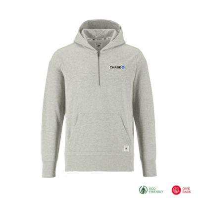Roots73 Canmore Eco French Terry Quarter Zip Hoodie - Chase