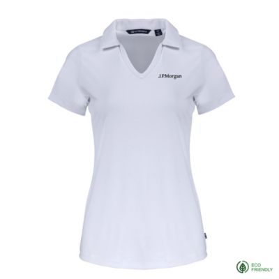 Ladies Cutter & Buck Daybreak Eco Recycled Polo Shirt - J.P. Morgan