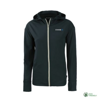 Ladies Cutter & Buck Daybreak Eco Recycled Full Zip Hoodie - Chase