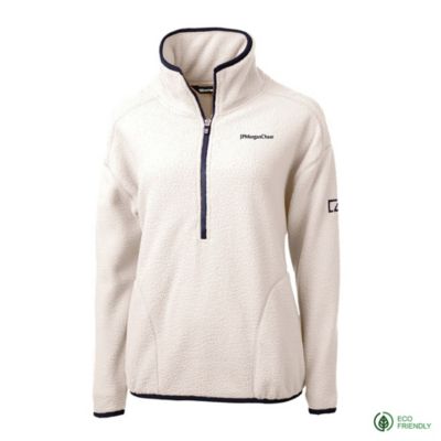 Ladies Cutter & Buck Cascade Eco Sherpa Fleece Pullover - JPMC