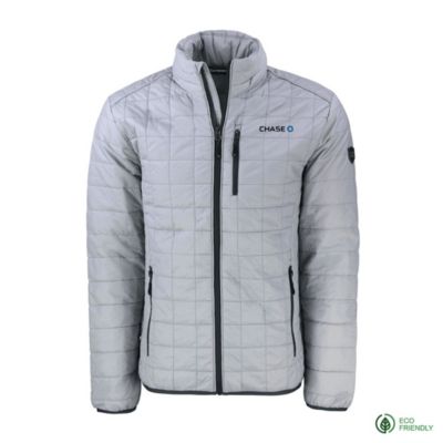 Cutter & Buck Rainier PrimaLoft Eco Insulated Full Zip Puffer Jacket - Chase