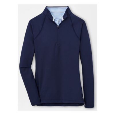 Peter Millar Ladies Raglan-Sleeve Perth Layer Quarter-Zip Pullover - JPMC