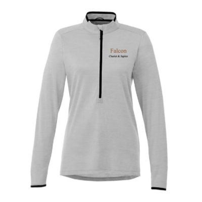 Ladies Mather Performance Knit Half Zip Pullover - Falcon