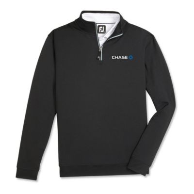 FootJoy Approach Quarter-Zip Midlayer Pullover - Chase