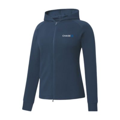 FootJoy Ladies Full-Zip Ottoman Hoodie - Chase