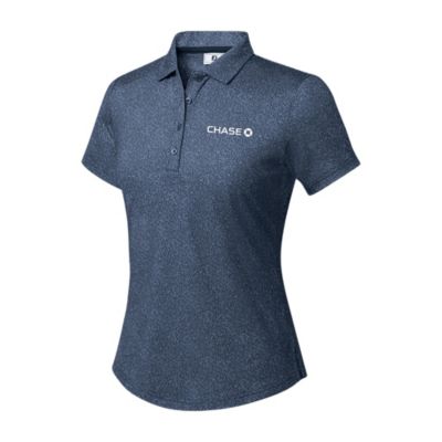 FootJoy Ladies Speckle Print Polo Shirt - Chase