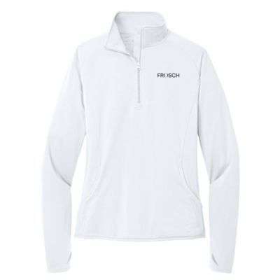 Ladies Sport-Tek Sport-Wick Stretch Half Zip Pullover - FROSCH