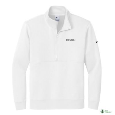 Nike Club Fleece Sleeve Swoosh Half-Zip Pullover- FROSCH
