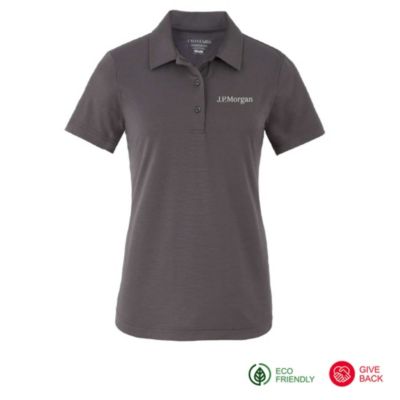 Ladies Izu Everything Performance Eco Short Sleeve Polo Shirt - J.P. Morgan
