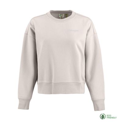 Ladies Clique Drive Recycled Crewneck Sweatshirt - J.P. Morgan