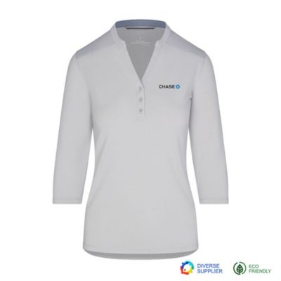 Ladies Montauk Henley Shirt - Chase