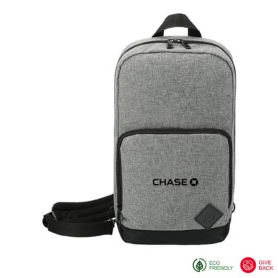 Graphite Deluxe Recycled Sling Backpack (1PC) - Chase