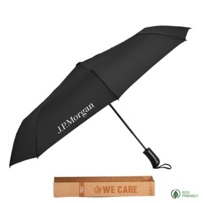 Promo 3 Auto-Open Recycled Umbrella - 44 in. - J.P. Morgan (1PC)