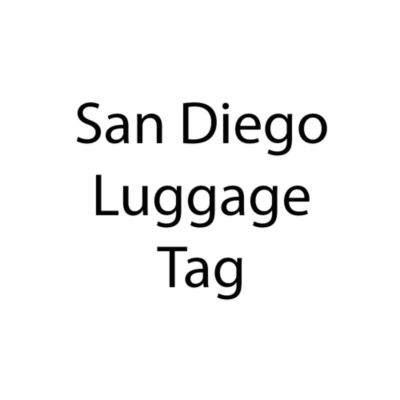 San Diego Custom Luggage Tag (Box of 50) - Sapphire Reserve