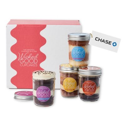 Wicked Good Cupcakes - Indulgent Cupcake Jar  4-Pack -  Chase Commercial Bank