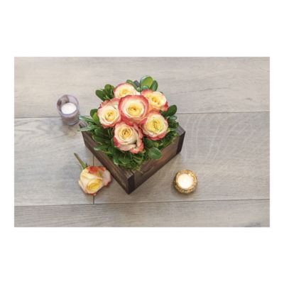 Olive & Cocoa Sonora Floral Trough - J.P. Morgan Commercial Banking