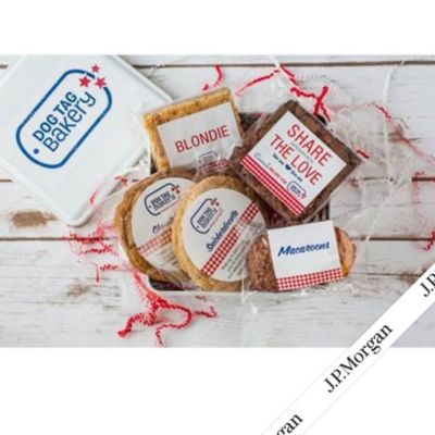 Dog Tag Bakery Favorites Gift Tin - J.P. Morgan Commercial Banking