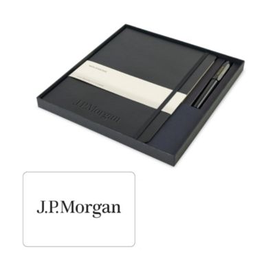 Moleskine X-Large Notebook & Kaweco Pen Gift Set - J.P. Morgan Commercial Bank