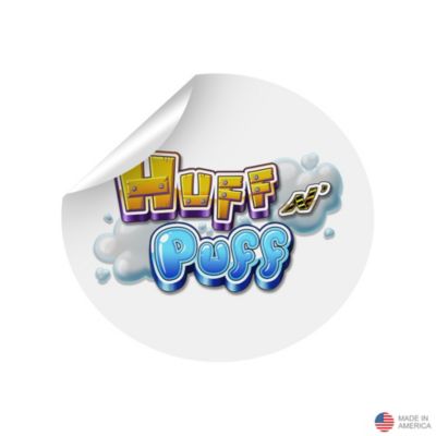 Round Paper Sticker - 2.5 in. - Huff n Puff