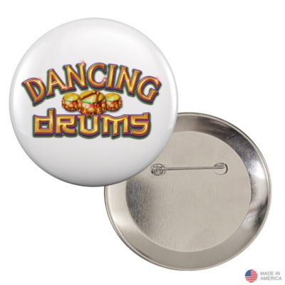 Round Button - 2.25 in. - Dancing Drums