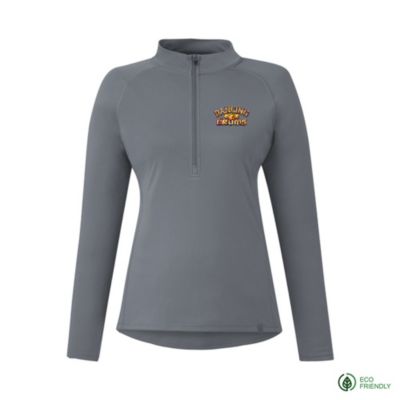 Ladies Evans Eco Knit Performance Half Zip Pullover - Dancing Drums
