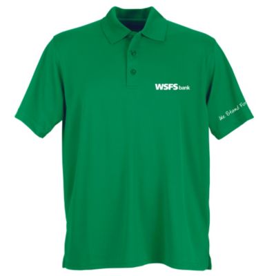 Vansport Omega Solid Mesh Tech Polo Shirt - WSFS