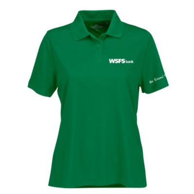 Ladies Vansport Omega Solid Mesh Tech Polo Shirt - WSFS