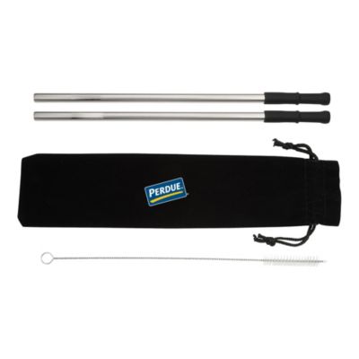 Reusable Stainless Steel Straw Set with Brush