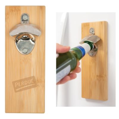 Bamboo Wall Mounted Bottle Opener