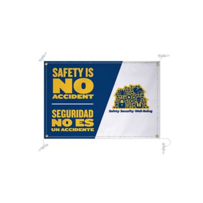 Single-Sided Indoor & Outdoor Vinyl Banner - 2 ft. x 3 ft. - Perdue Safety