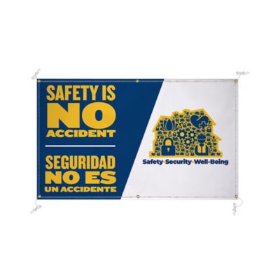 Single-Sided Indoor & Outdoor Vinyl Banner - 3 ft. x 5 ft. - Perdue Safety