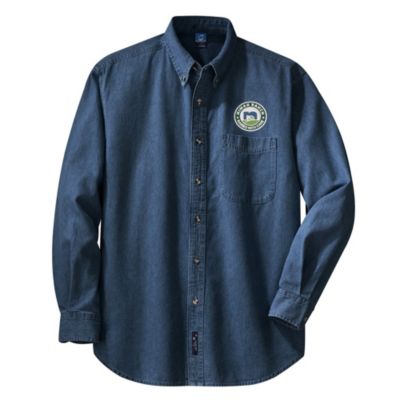 Port & Company Long Sleeve Value Denim Shirt - Niman Ranch