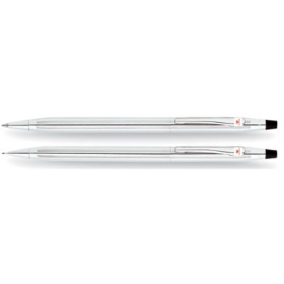 Cross Classic Century Chrome Ball Point Pen and Pencil Set