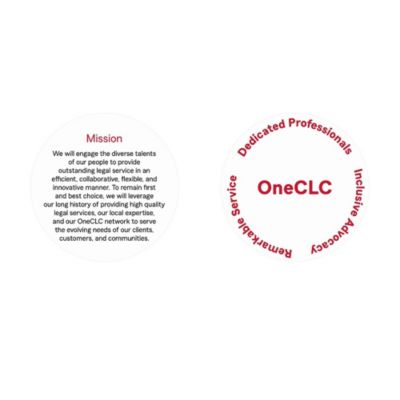 Round Paper Coaster - Mission and OneCLC