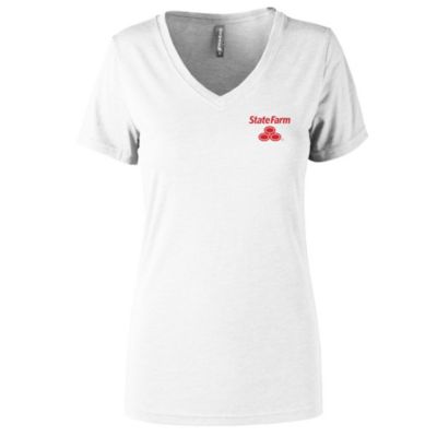 Ladies Deep V Fashion Fit Tri-Blend T-Shirt