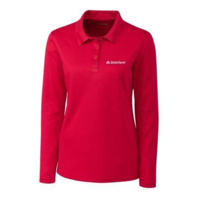 Ladies Clique Long Sleeve Spin Polo Shirt