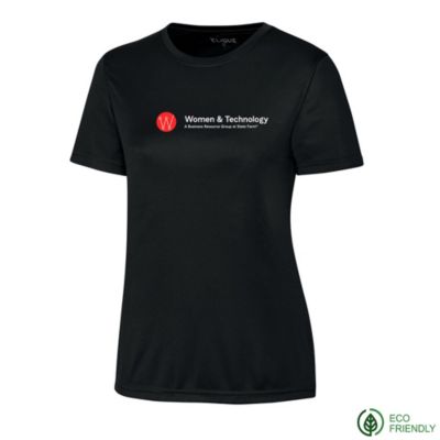 Ladies Clique Spin Eco Performance Jersey Short Sleeve T-Shirt - WnT