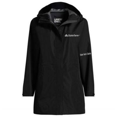 LE - Ladies Waterproof Hooded Packable Rain Jacket - Claims