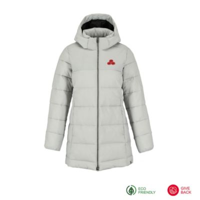 Ladies Geneva Eco Long Packable Insulated Jacket